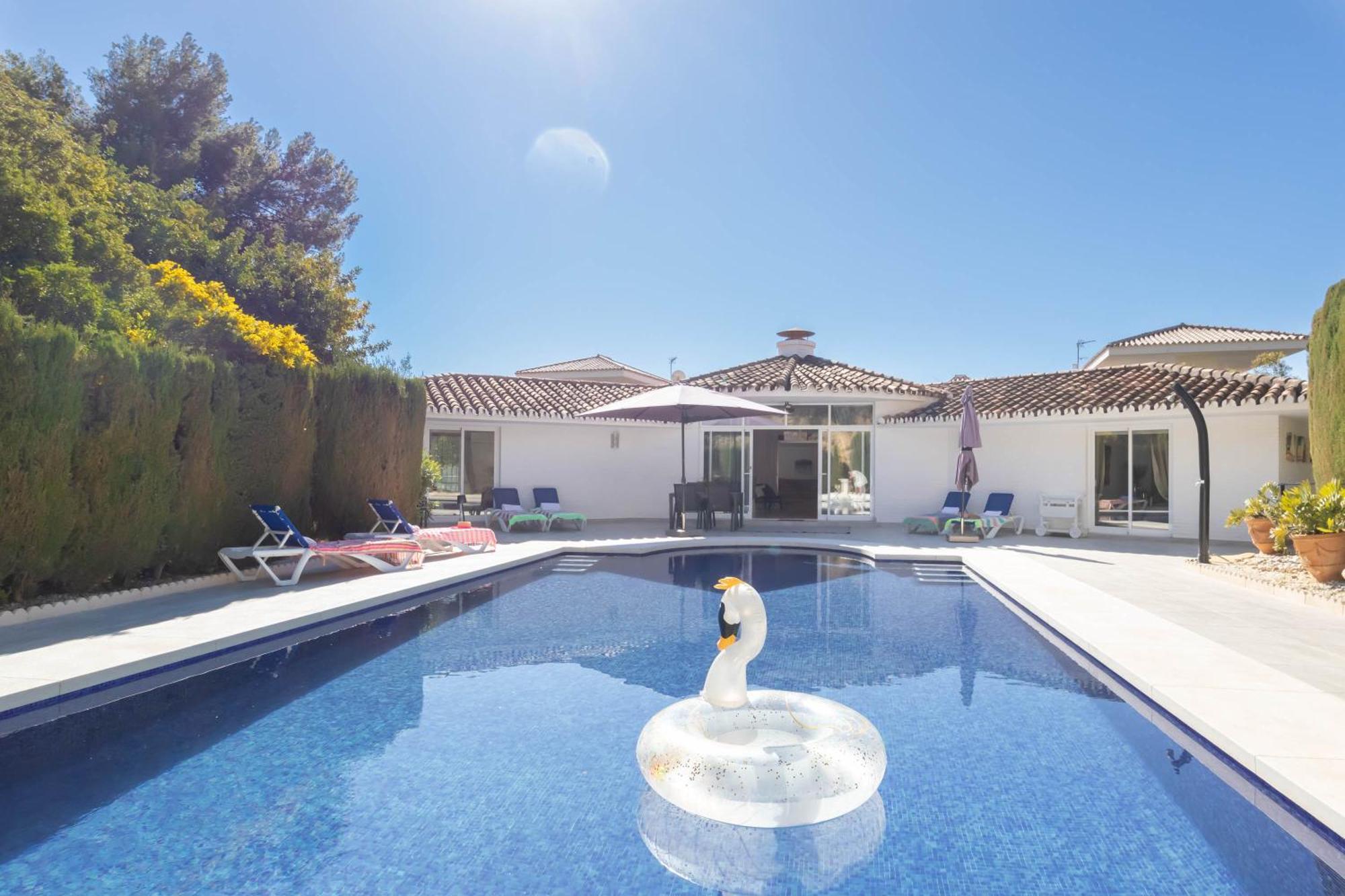 Pool Villa Rancho Domingo Family Friendly - Happy Rentals Benalmádena Exteriör bild